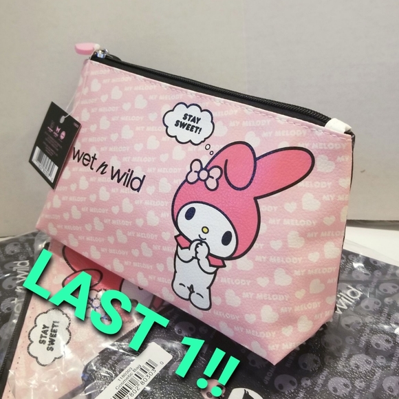 Sanrio Handbags - Final few♥️ Wet n Wild My Melody Cosmetic bag Kuromi Makeup